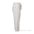 Lente zomer losse katoenen linnen overall broek